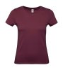  #E150 women T-Shirt Kleur Urban Kleur Burgundy