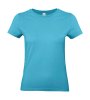 # E190 women T-Shirt Kleur Swimming Pool