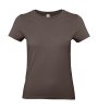 # E190 women T-Shirt Kleur Brown