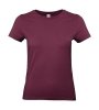 # E190 women T-Shirt Kleur Burgundy