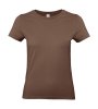 # E190 women T-Shirt Kleur Chocolate