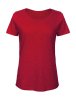Organic Inspire Slub women T-shirt Kleur Chic Red