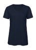 V-Triblendwomen T-Shirt Kleur Navy