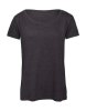Triblendwomen T-Shirt Kleur Heather Dark Grey
