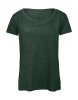 Triblendwomen T-Shirt Kleur Heather Forest