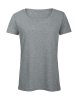 Triblendwomen T-Shirt Kleur Heather Light Grey