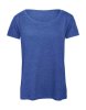 Triblendwomen T-Shirt Kleur Heather Royal Blue