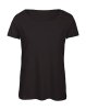 Triblendwomen T-Shirt Kleur Black